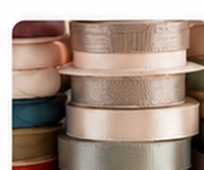 Fitas decorativas em tons suaves